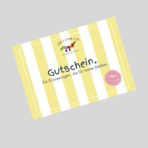 Geschenkgutschein von Little Creators